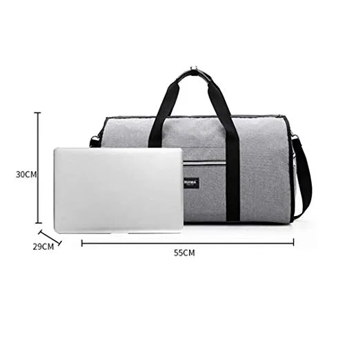 Waterproof Travel Mens Garment Bags Women Travel Shoulder Bag 2 In 1 Large Luggage Duffel Totes