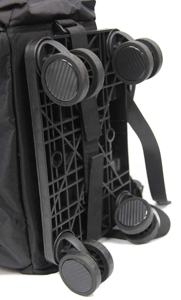 Whizzing 8-wheel Detachable Trolley Backpack Waterproof Shopping Bag
