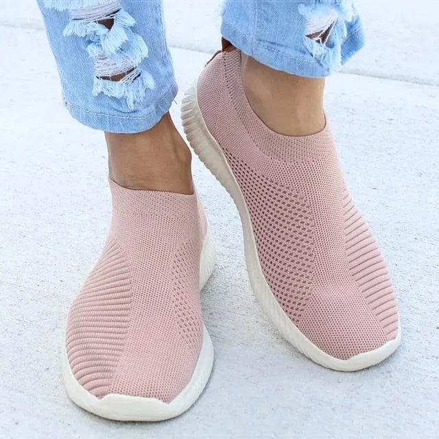 Women's Flat Slip-on-Spring Colors